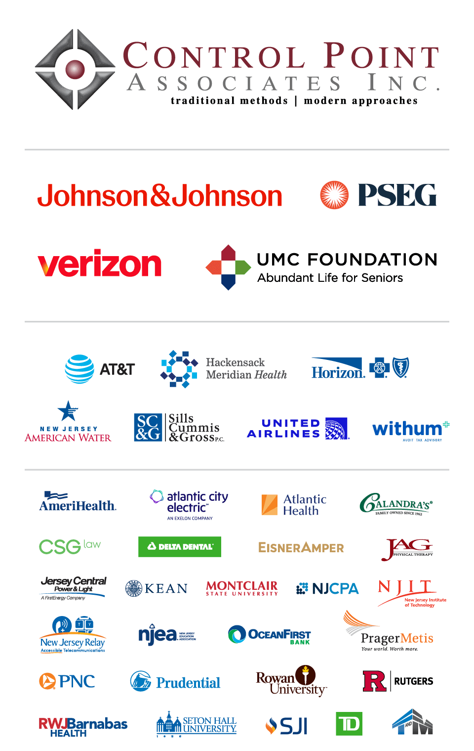 2026 NJCC Business Summit Sponsors