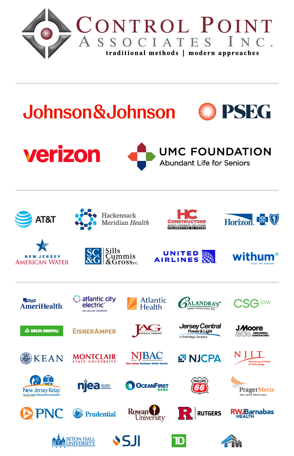 2026 NJCC Business Summit Sponsors
