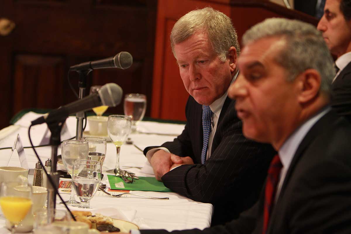 Senators Bob Gordon and Joe Kyrillos