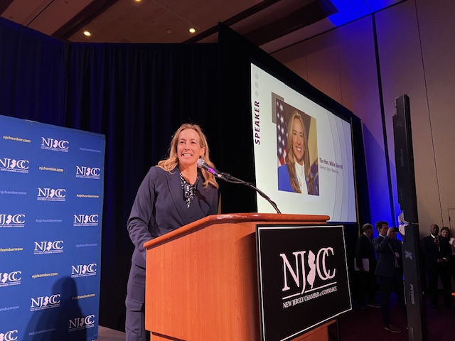 Gov. Mikie Sherrill at 2026 NJ Chamber Renew Jersey Business Summit